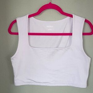 Wild Fable purple lavender Square Neck Crop Top